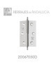 BISAGRA ACERO INOXIDABLE |  MODELO 2006 | MEDIDA 70X50 DERECHA