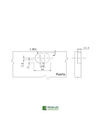 Nueva bisagra especial con capacidad de carga de hasta 50 kg