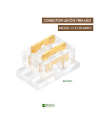 Conector uniÓn modelo cob para tira led 6mm