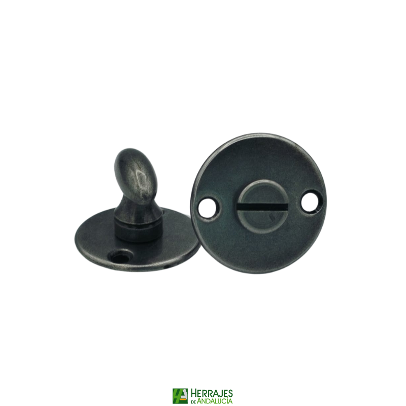 Muletilla con roseta 50mm hierro forjado-Herrajes de Andalucía