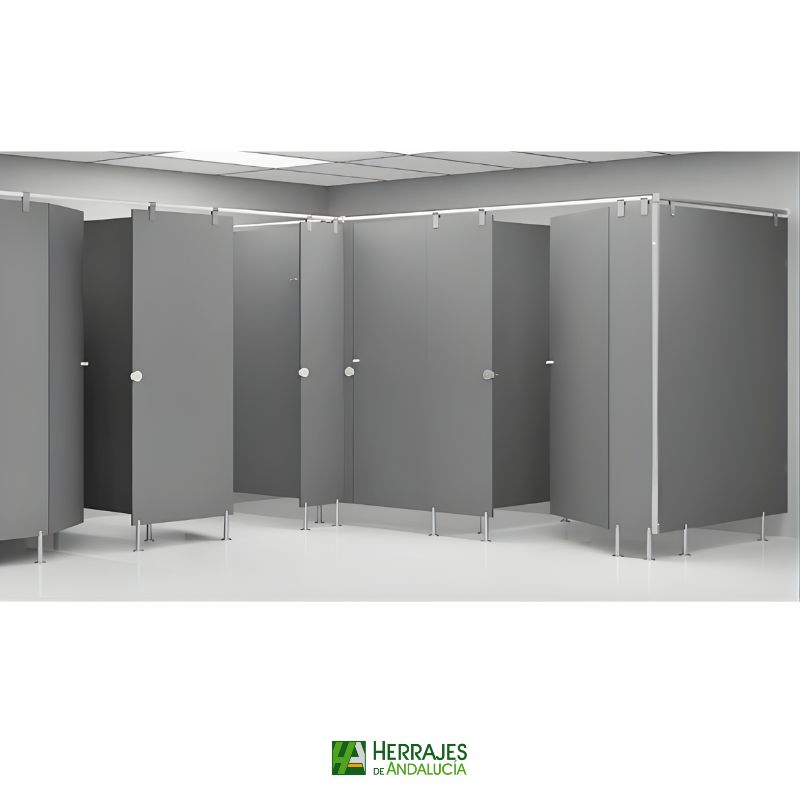 Perfil H para armarios R9003 blanco 3 metros | Herrajes de Andalucía Perfil H para armarios R9003 blanco 3 metros