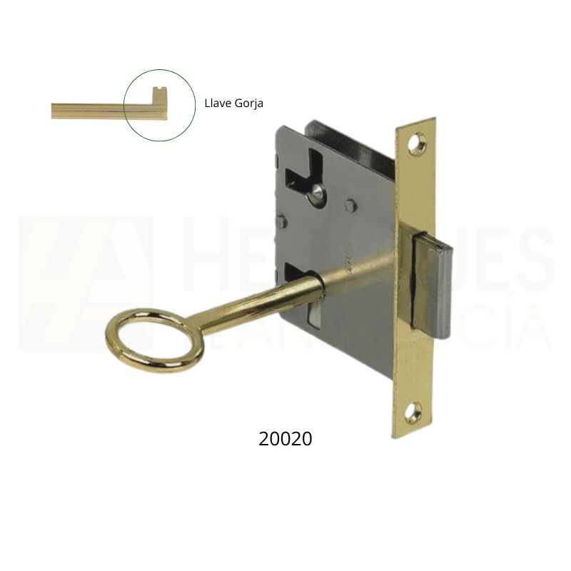 Torno giratorio mueble cocina 800mm Cerradura embutir armario 200/20 | Herrajes de Andalucía Cerradura embutir armario 200/20
