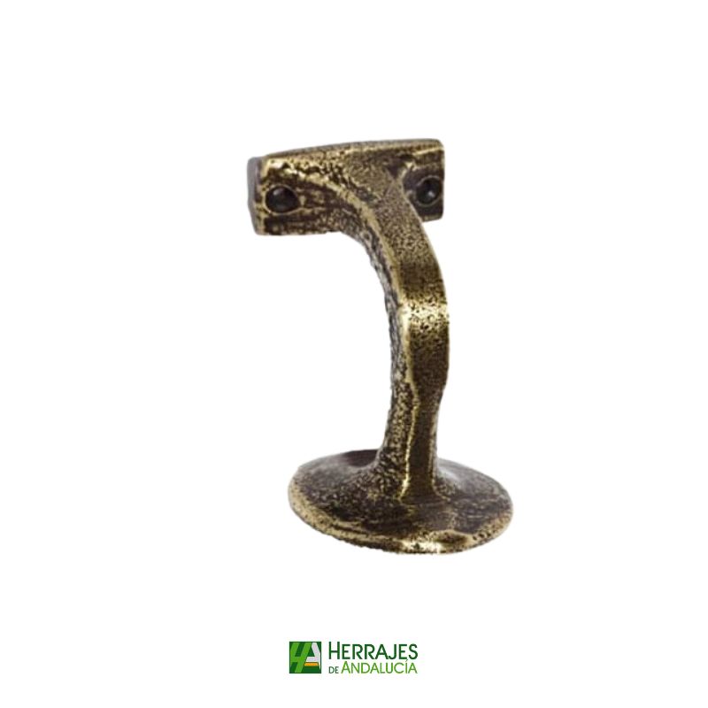 Pasamano rústico 1200 de 70mm bronce | Herrajes de Andalucía Soporte pasamano Rustik 1200 70mm bronce